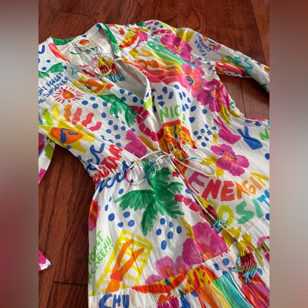 Farm Rio Cotton Mini Dress - Picture 2 of 9